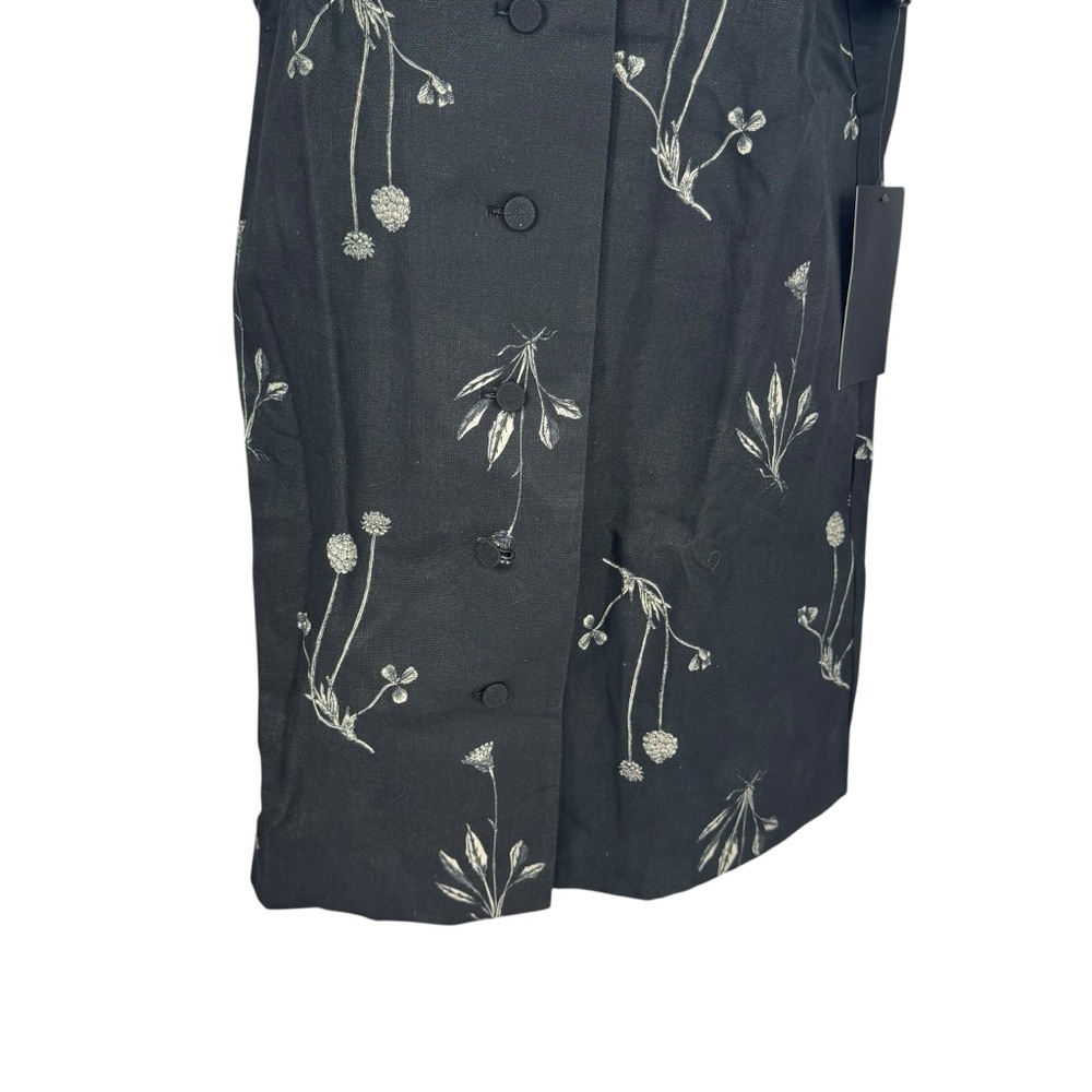 Tuckernuck NEW Black Meadow Rue Marley Collared Cotton Mini Dress Size XL - Picture 6 of 11